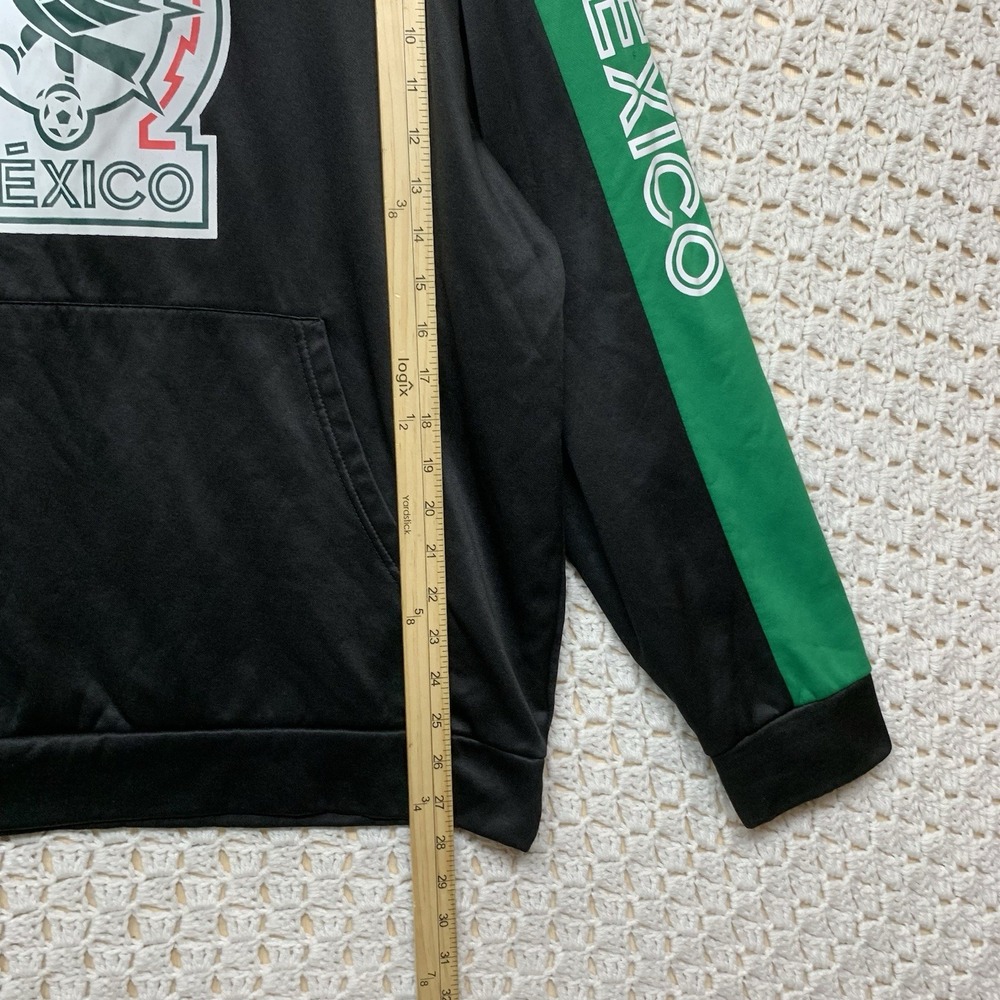 Mexico National Team Hoodie Adult Large Black Green Soccer Futbol ( No String) - Picture 8 of 10